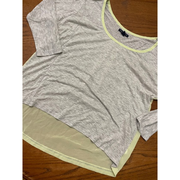 American Eagle Tops - American Eagle Chiffon Back Shirt Size M